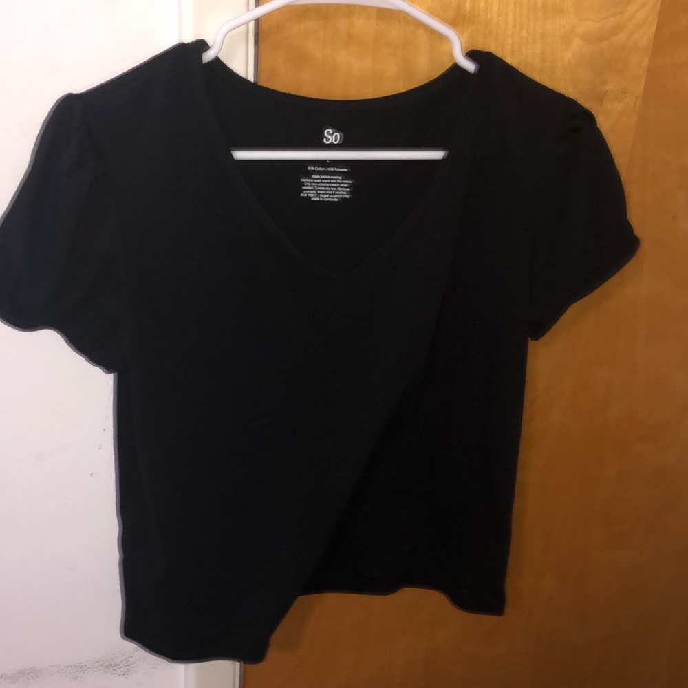 Black Crop Top